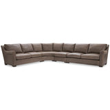 Keirnan 4 piece Leather Sectional, 321-220