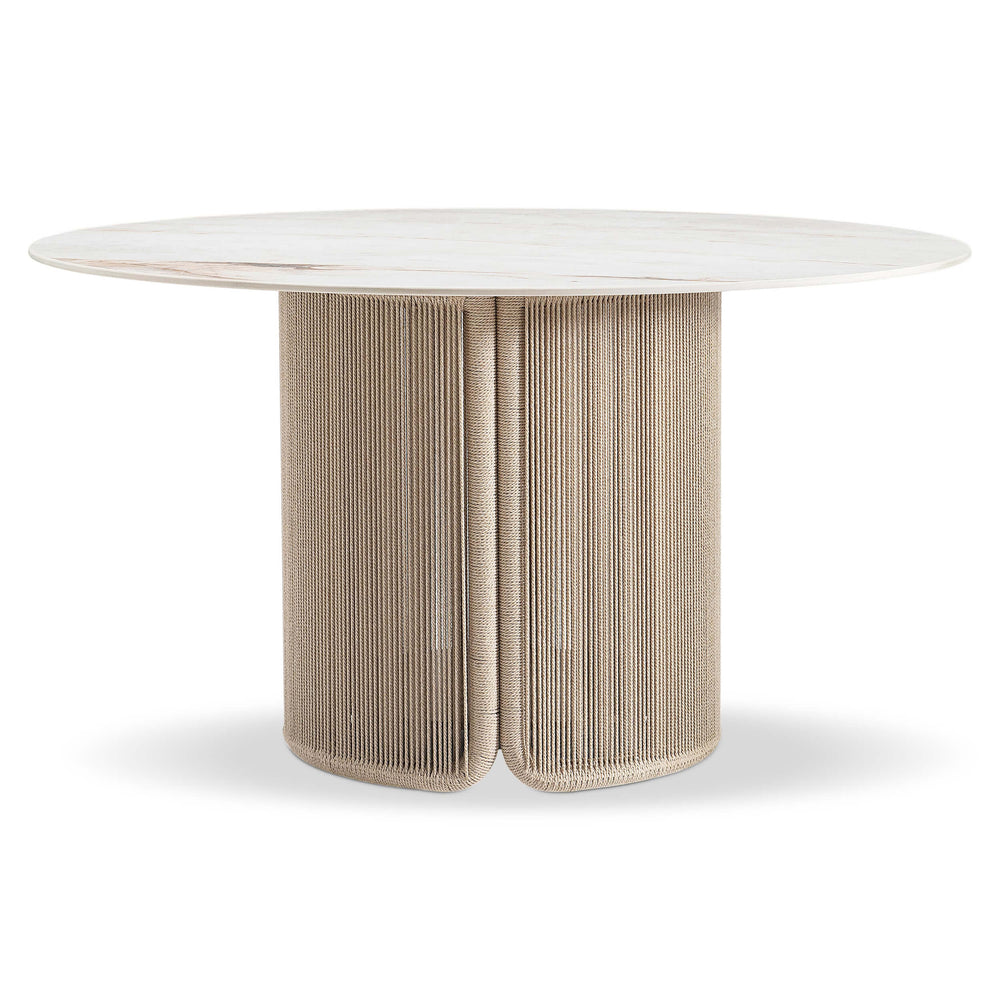 Trellis Outdoor Dining Table. Warm Shale-Furniture - Outdoor-High Fashion Home