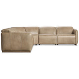 Alta 5 Piece Leather Power Motion Sectional, 371-022
