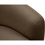 Clemente Leather Swivel Chair, Concord Pewter by Becki Owens-Furniture - Chair-High Fashion Home