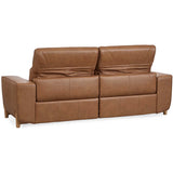 Kadon Leather Power Recliner Sofa, Tan-Furniture - Sofas-High Fashion Home