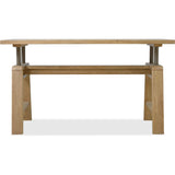 Kalamazoo Table Desk, Medium Wood