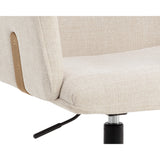 Kalev Office Chair, Chacha Cream