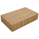Kalla Coffee Table, Rustic Oak-Furniture - Accent Tables-High Fashion Home
