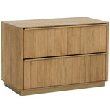 Kalla Large Nightstand, Rustic Oak