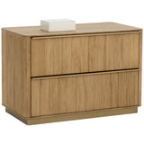 Kalla Large Nightstand, Rustic Oak
