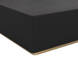 Kalla Rectangular Coffee Table, Black-Furniture - Accent Tables-High Fashion Home