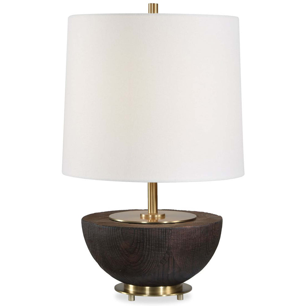Kalo Table Lamp, Mahogany