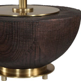 Kalo Table Lamp, Mahogany