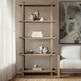 Karlla Bookshelf, Natural Clay