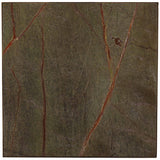 Kasen Bistro Table, Brown/Green Marble-Furniture - Dining-High Fashion Home