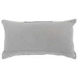 Kass Lumbar Pillow, Night Blue/Gray