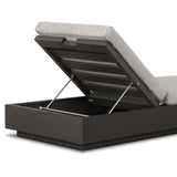 Katari Outdoor Chaise, Concha Fog by Four Hands