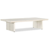Katarina Coffee Table, Bleached-Furniture - Accent Tables-High Fashion Home