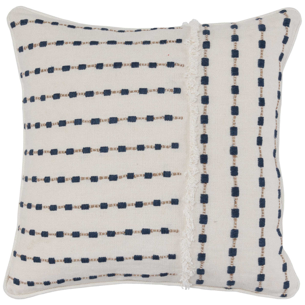 Katia Pillow, Ivory/Black-Accessories-High Fashion Home