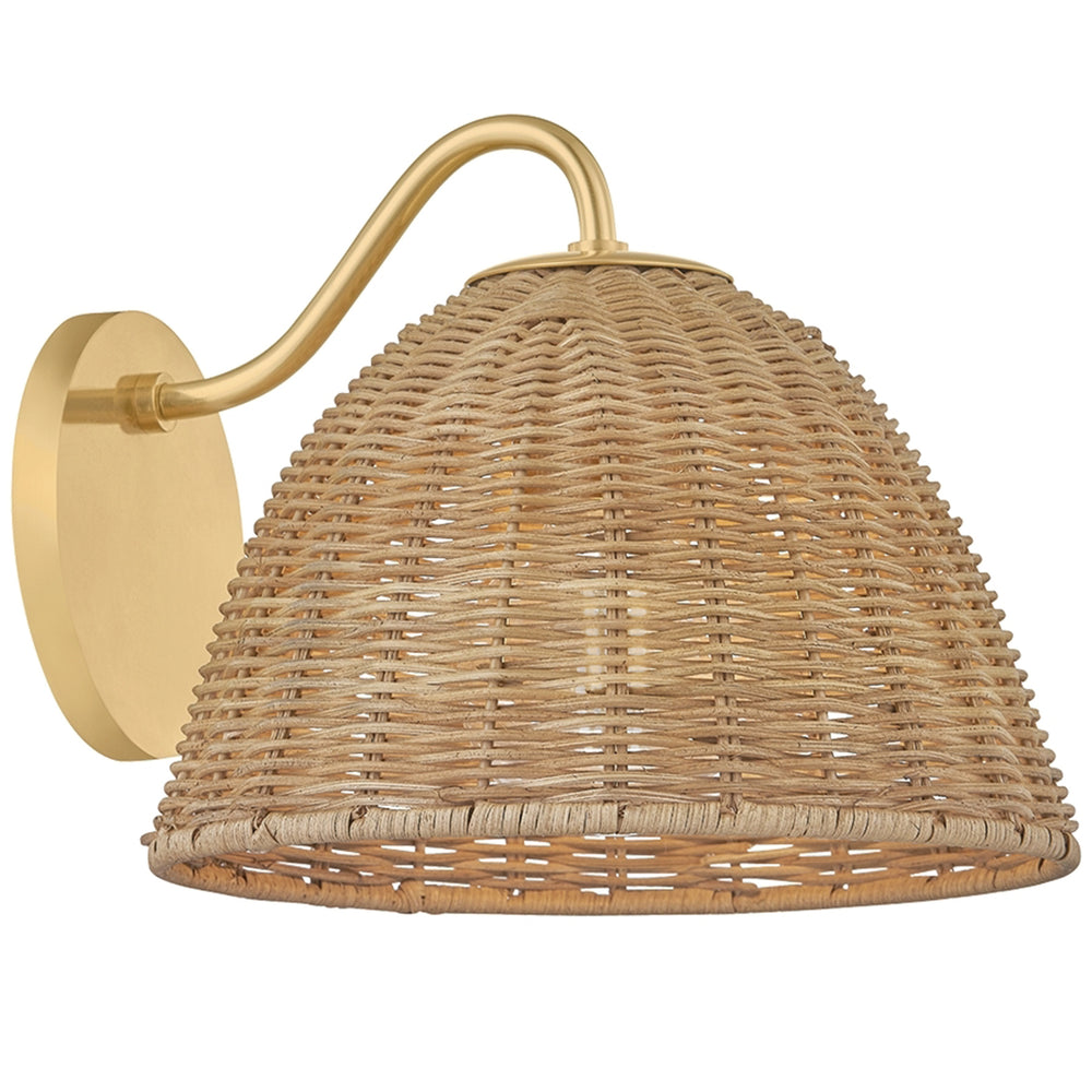 Katniss Wall Sconce, Aged Brass