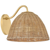 Katniss Wall Sconce, Aged Brass