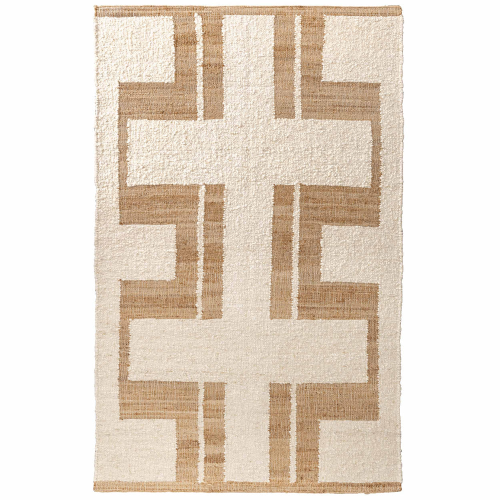 Kavala Rug, Natural/Ivory