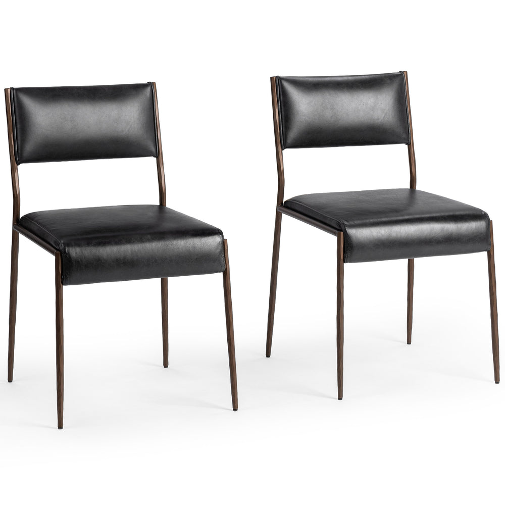 Kayne Leather Dining Chair by Classic Home
