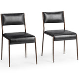 Kayne Leather Dining Chair by Classic Home
