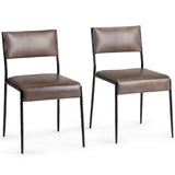 Kayne Leather Dining Chair by Classic Home