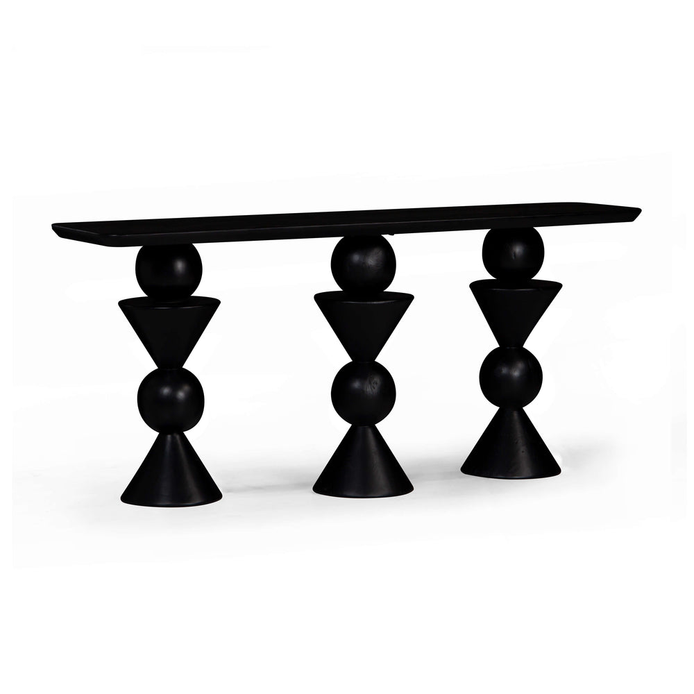 Kebab Console Table, Charcoal