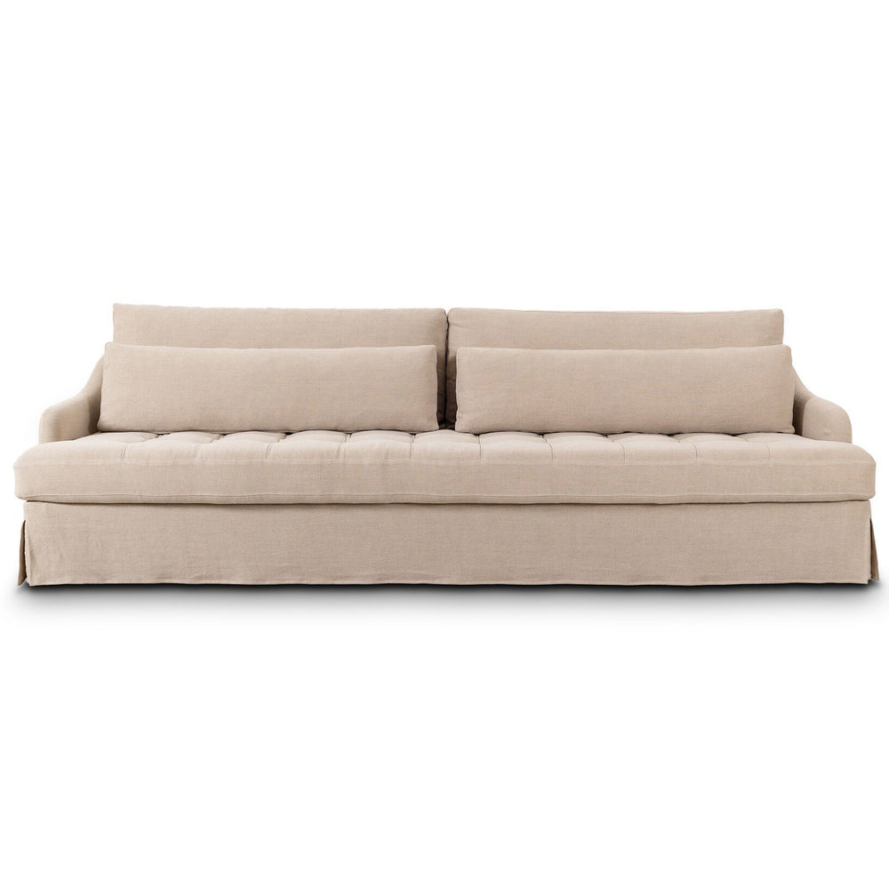 Keena 108" Slipcover Sofa, Broadway Dune by Four Hands-Furniture - Sofas-High Fashion Home