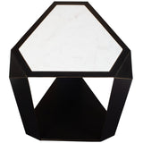 Keenan Accent Table, Rich Dark Bronze-Furniture - Accent Tables-High Fashion Home