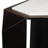 Keenan Accent Table, Rich Dark Bronze-Furniture - Accent Tables-High Fashion Home