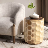 Keila Accent Table, Natural-Furniture - Accent Tables-High Fashion Home
