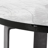 Keith Round Coffee Table, Dark Antique-Furniture - Accent Tables-High Fashion Home