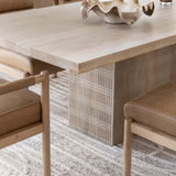 Kelby Dining Table, Light Wash