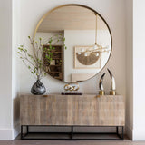 Kelby Sideboard, Light Wash Carved Mango by Four Hands