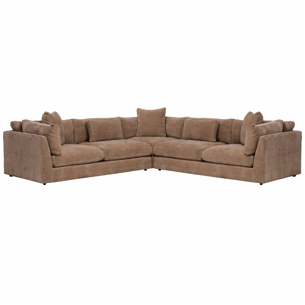 Kellen Sectional, Athens Espresso