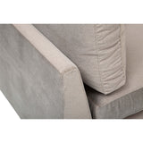 Kellen Sectional, Fox Mink-Furniture - Sofas-High Fashion Home