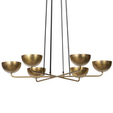 Keller Chandelier, Aged Brass by Four Hands