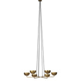 Keller Chandelier, Aged Brass by Four Hands