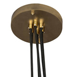 Keller Chandelier, Aged Brass by Four Hands