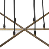 Keller Chandelier, Aged Brass by Four Hands