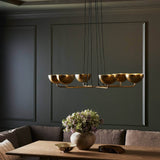 Keller Chandelier, Aged Brass by Four Hands
