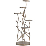 Kelsey Candleholder, Rust-Accessories-High Fashion Home