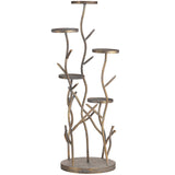 Kelsey Candleholder, Rust-Accessories-High Fashion Home