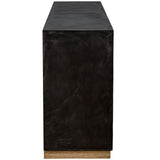 Kelvin 5 Door Cabinet, Natural/Black