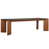 Kelvin Dining Table, Grey/Natural-Furniture - Dining-High Fashion Home