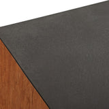 Kelvin Dining Table, Grey/Natural-Furniture - Dining-High Fashion Home