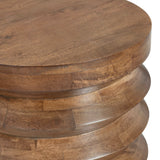 Kempsey Accent Table, Natural-Furniture - Accent Tables-High Fashion Home