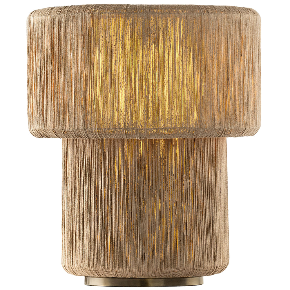 Kenai Table Lamp, Patina Brass