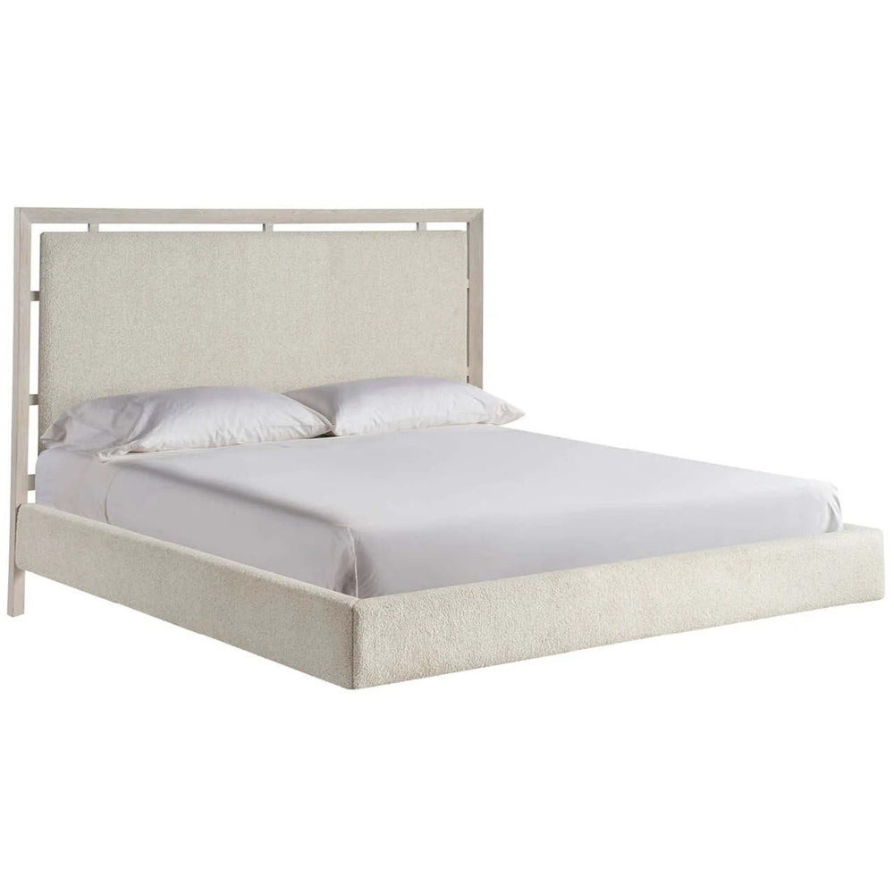 Kendall Panel Bed, Sheldon Ivory/White Oak