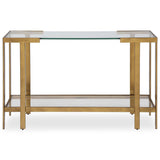 Kendrick Console Table, Gold Leaf