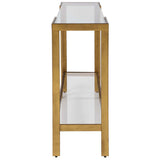 Kendrick Console Table, Gold Leaf
